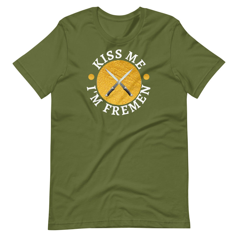 Dune Kiss Me Im Fremen TShirt - Olive Green Color - https://ascensionemporium.net
